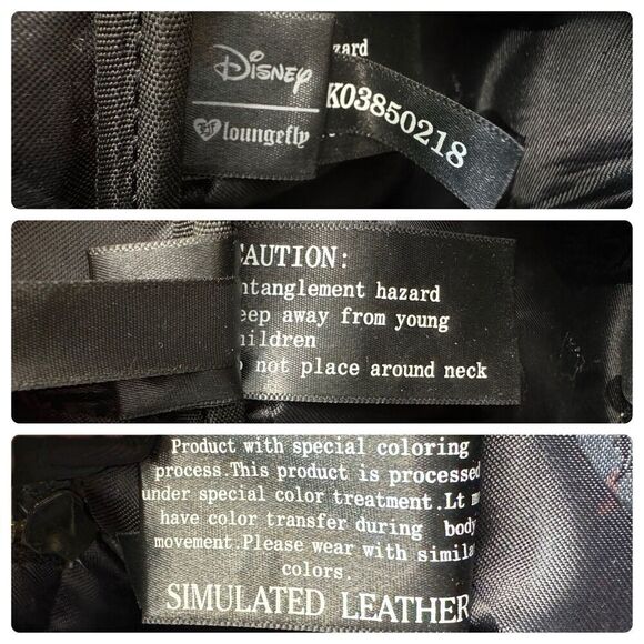 DISNEY LOUNGEFLY Villains Mini Backpack Ursula Cruella Maleficent Evil Queen Bag - Picture 13 of 13